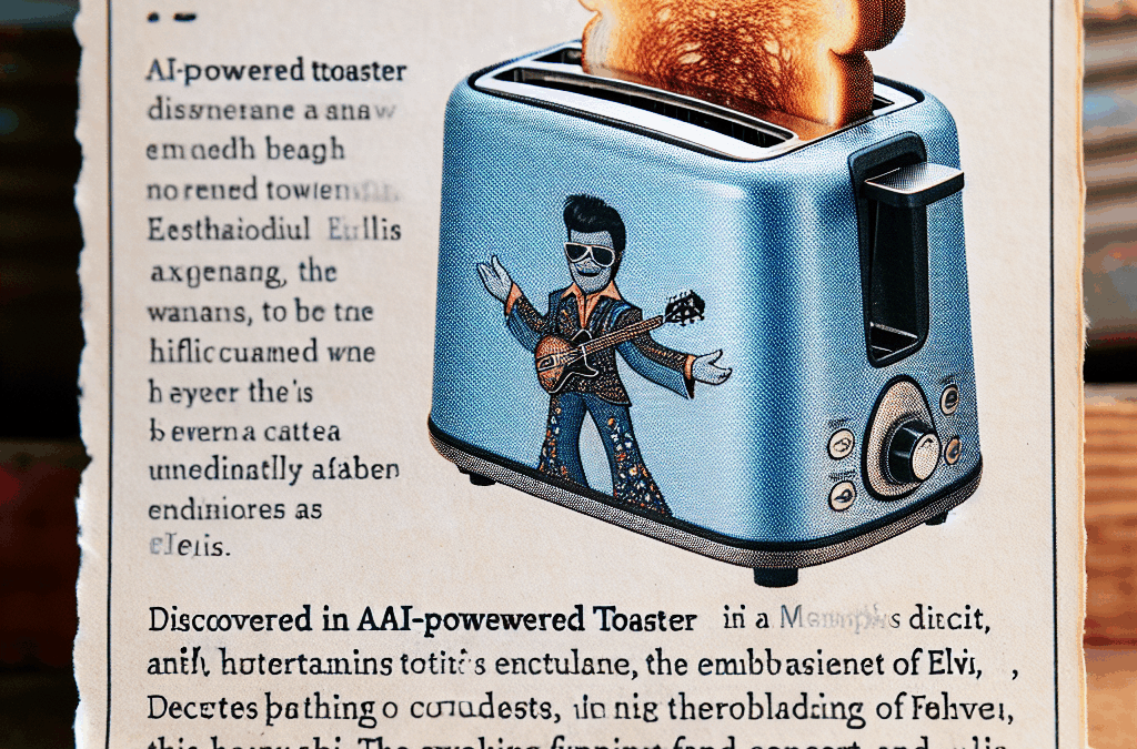 Encuentran a Elvis vivo… en una tostadora inteligente