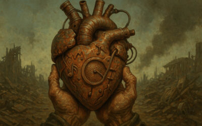 Científico loco patenta el primer corazón hecho de chatarra y nostalgia