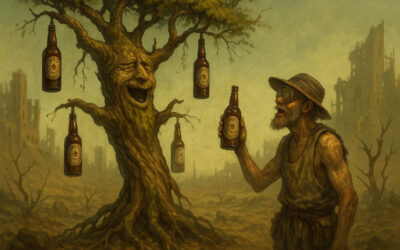 Descubren árbol que da botellas de cerveza