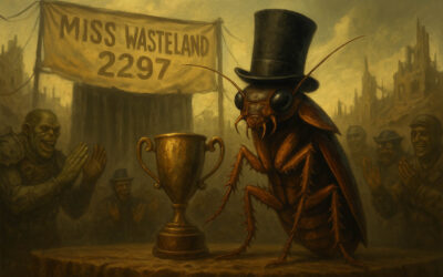 Cucaracha con sombrero es elegida Miss Wasteland 2297
