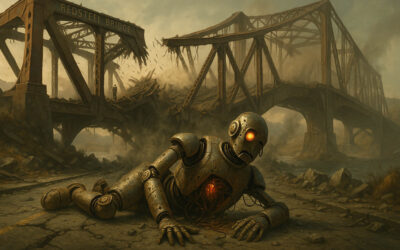 Colapsa puente de Redsteel: robot poeta herido en el acto