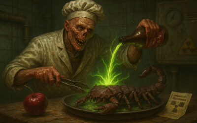 El Chef Necrótico da una clase magistral: ‘Cómo marinar carne de mutascorpión en Nuka-Vida’