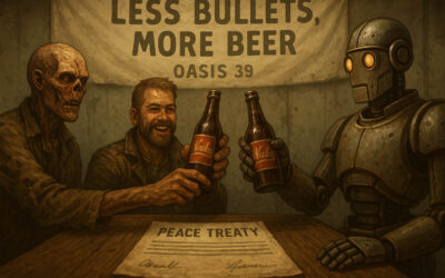 Ghouls, robots y humanos firman tratado de convivencia en Oasis 39